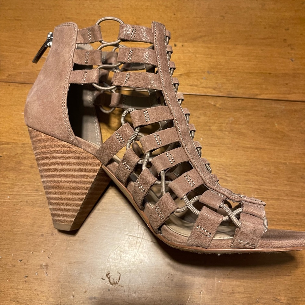 Vince Camuto Brown Gladiator Heels